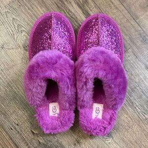 UGG Fuchsia Sparkle Slippers